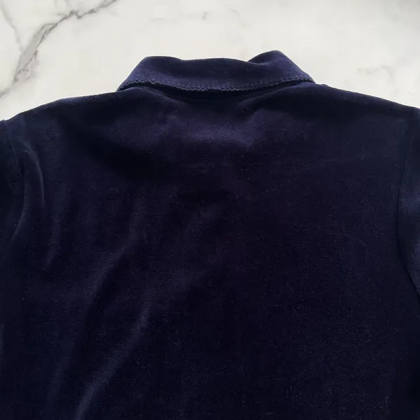 Victoria’s Secret Velvet Pajama Top Blue Small FINAL PRICE - Image 8
