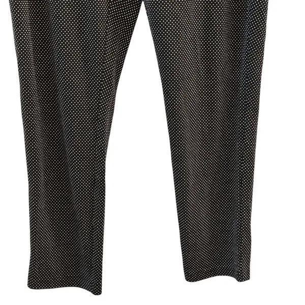 LOFT Women's XL Black and‎ White Polka Dot Jegging Pants Stretchy Pull On - Image 3