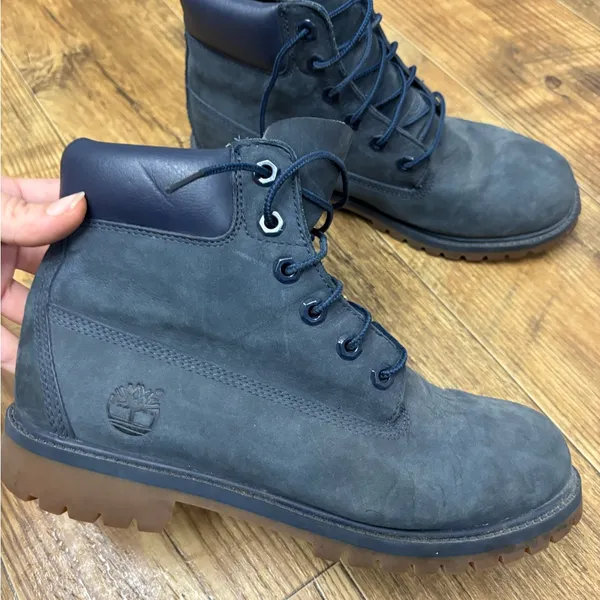 Timberland Men's Dark Blue Boots - Image 3