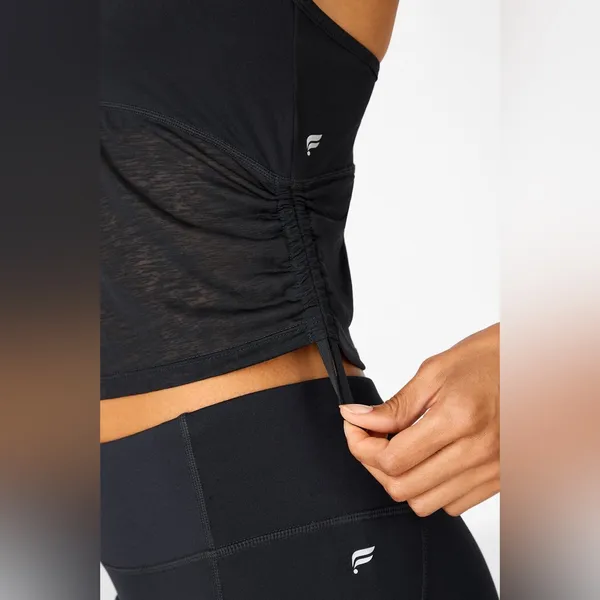 Fabletics Ryan Midi Logo Sports Bra M - Image 3