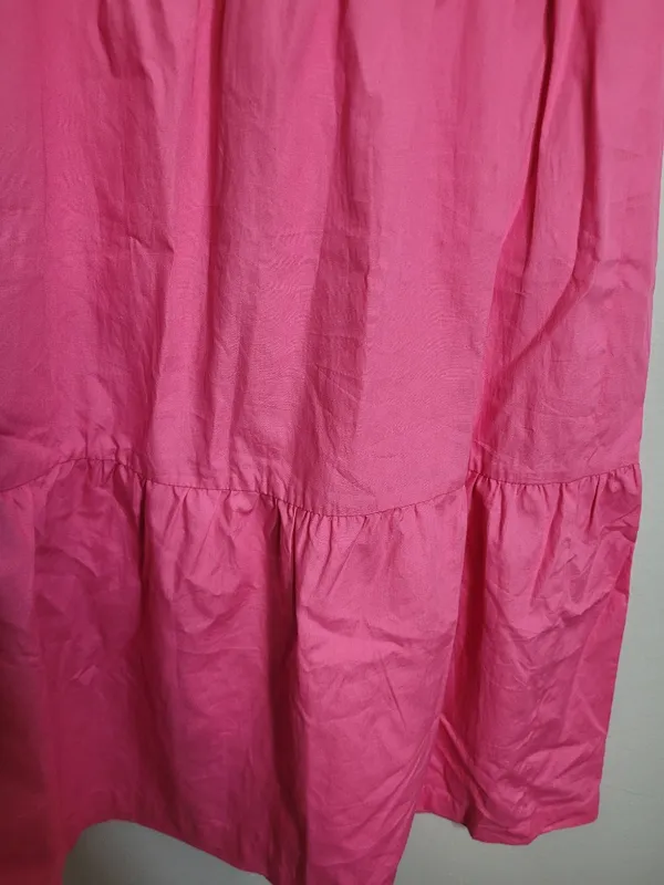 Anthropologie O.P.T Pink Tiered Maxi Skirt Nwt Xs Boho Spring/Summer - Image 7