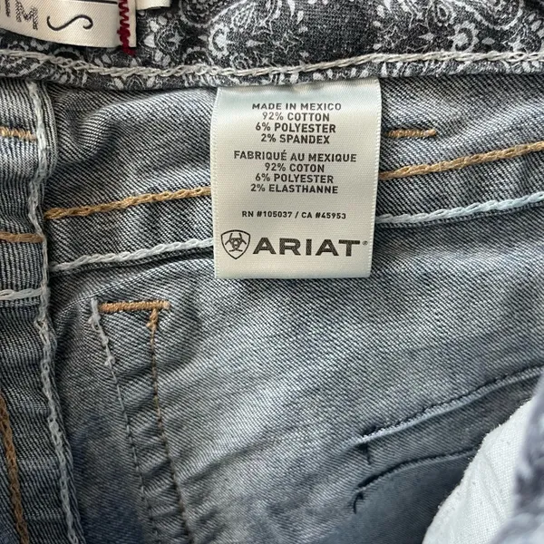 Ariat Medium Wash Skinny‎ Jeans Size 2/25 - Image 5