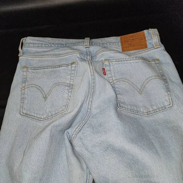 Levi's Womens Light‎ Wash Wedgie Button Fly Jeans 28 - Image 4