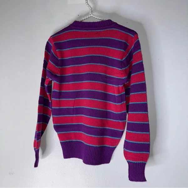 New Vintage Boundary Waters Daytons Acrylic Stripe Crew‎ Neck Sweater Small - Image 2