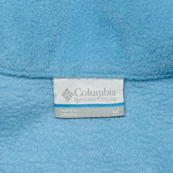 Columbia‎ Fleece Jacket Women's Full Zip Gorpcore Powder Light Blue Size Medium - Image 5