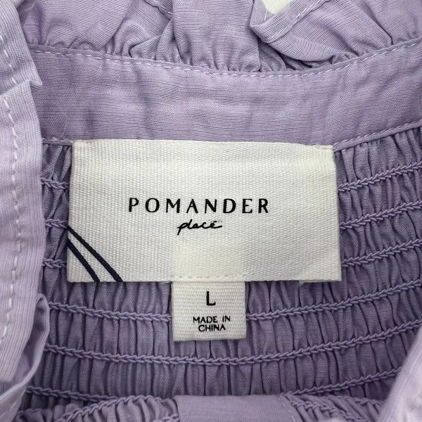 Pomander Place Emory Smocked Lilac Top - Image 3