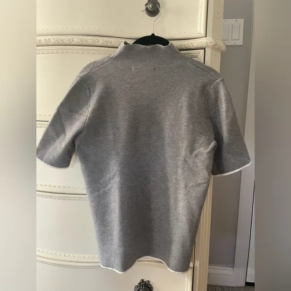 Zara Knit Short Sleeve Sweater Size M - Image 7
