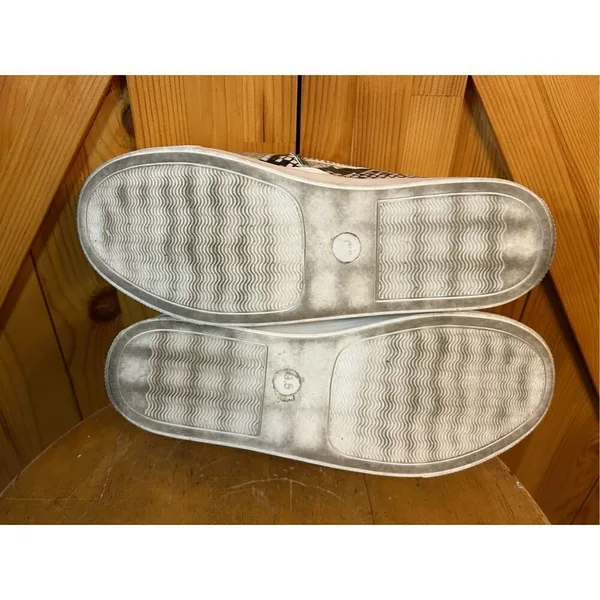 Steve Madden Womens Safary Fabric Faux Snakeskin Rubber Sole Slip Ons 9.5 - Image 7