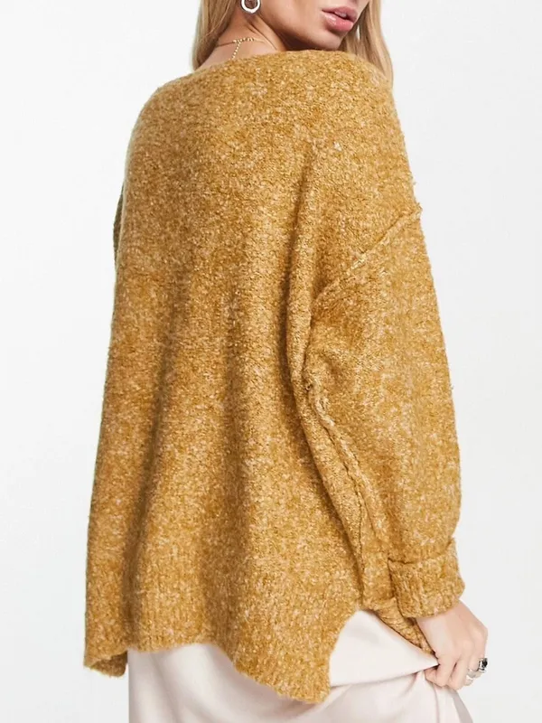 Free People Moira Slouchy Tunic Sweater Honeycomb Oversized Small Cozy - Image 2