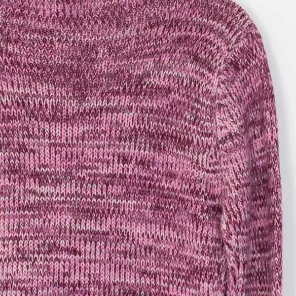 Billabong Womens Wool Blend Pullover Knit Sweater Pink Size XL‎ Mock Neck Y2K - Image 7