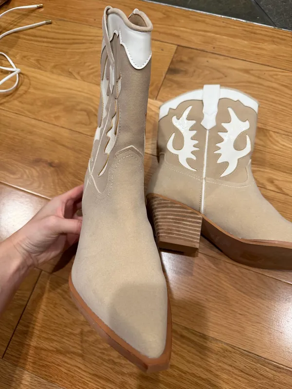 Pink Lily Mi.iM Short Western Boots - Image 5