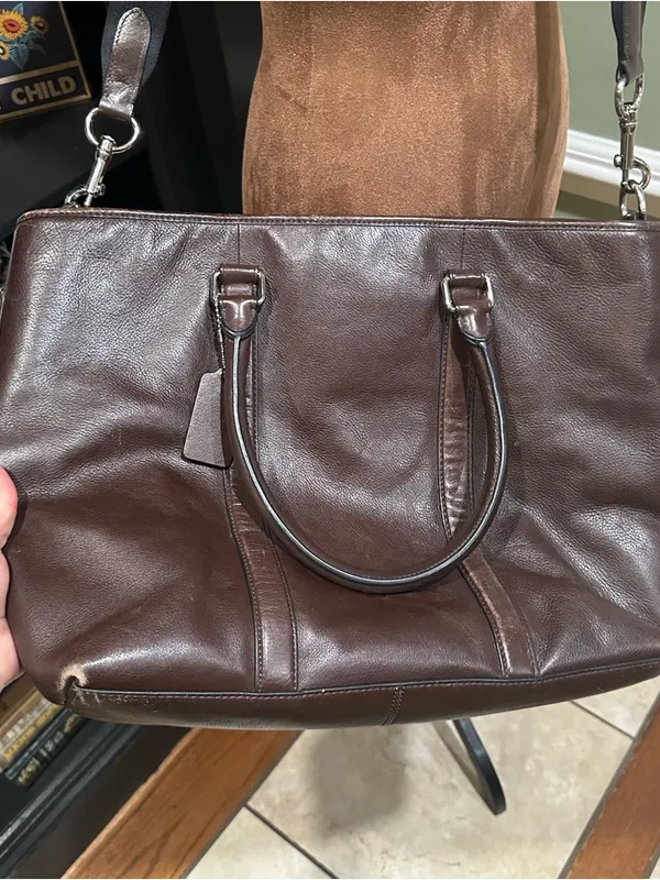 Coach Metropolitan Weekender Tote – Glovetanned Leather – Brown - Image 8