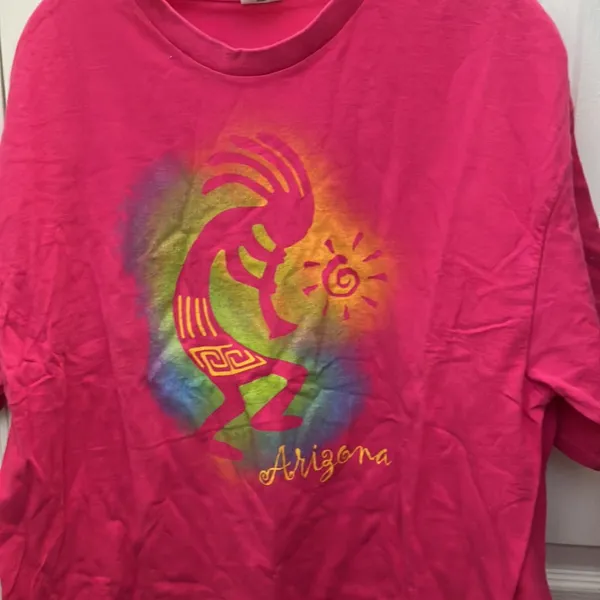 FINAL MARKDOWN Arizona kokopelli tee xl Pink - Image 2