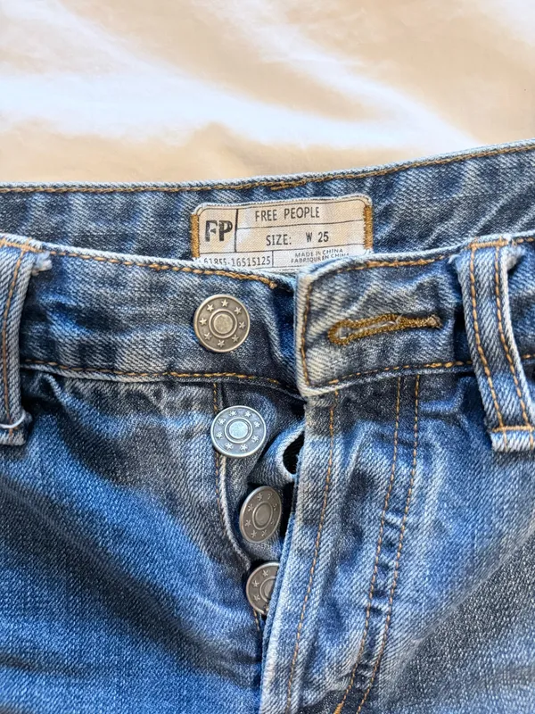 Free People Jean Shorts - Image 3