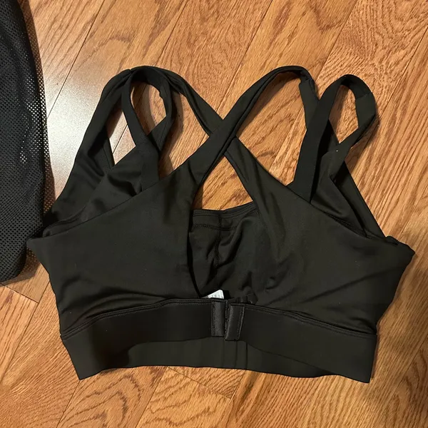 Women's Black Sports Bra - Image 2