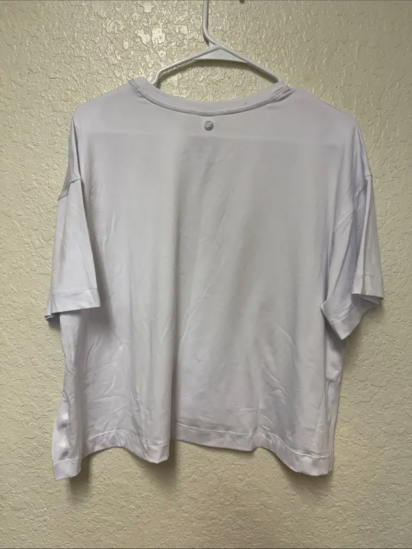 90 DEGREE by Reflex Relaxed White Women's Boxy Tee Size Large - Image 5