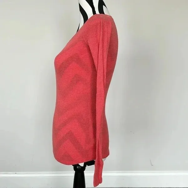 Arizona‎ Jeans Waffle Long Sleeve Top Sz XS - Image 3