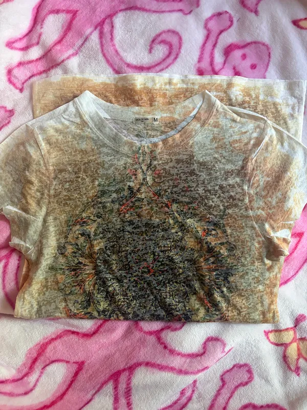 Dolce Mia tee Gold Size M - Image 3