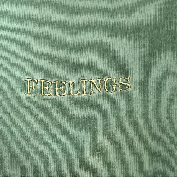PacSun s embroidered feelings Green Graphic Tee - Image 2