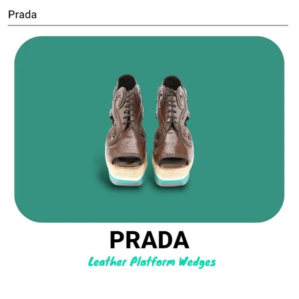 PRADA - 2011 Runway Wedges - NEW - Image 7