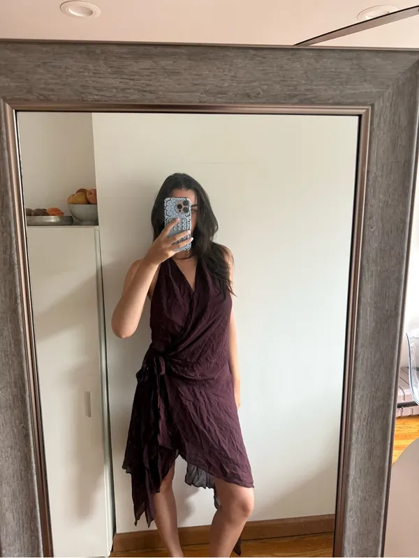 Bec & bridge Rochelle Sleeveless Halter Wrap Dress - Image 4
