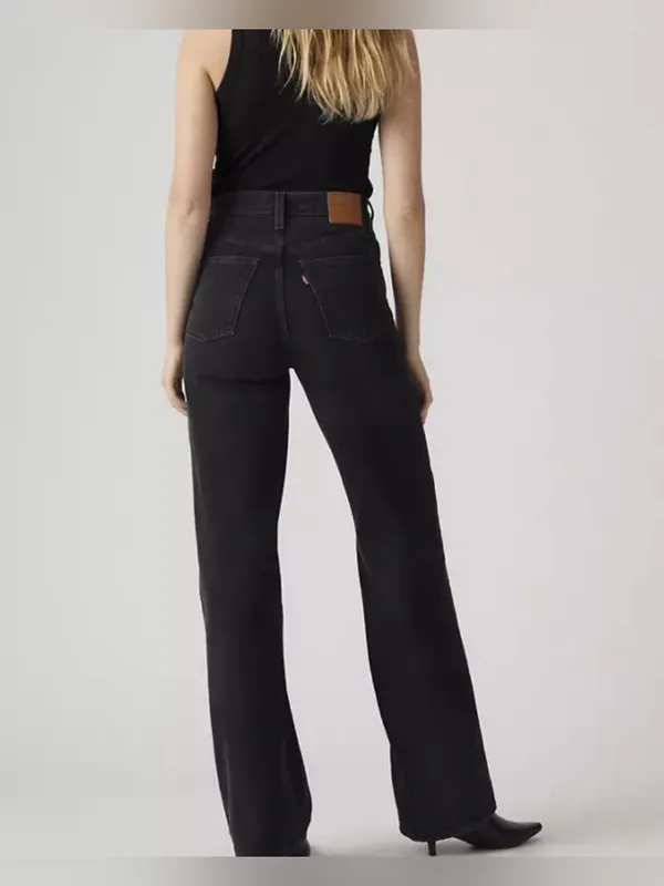 Levi’s Ribcage Wide Leg Black Jeans - Image 2