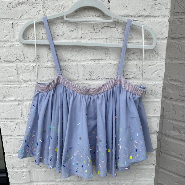 Anthropologie Pankaj & Nidhi Ayana Embellished Swing Top - Image 4
