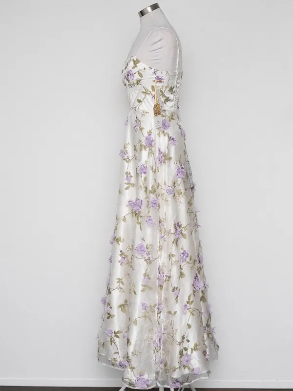 TLC Say Yes - 3D Floral Embellished Sweetheart Ball Gown - Image 6