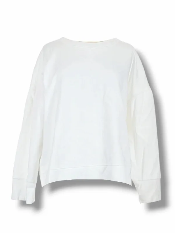 Free People Women’s Pullover Sweater in Stark White Size Medium NWT - Image 4