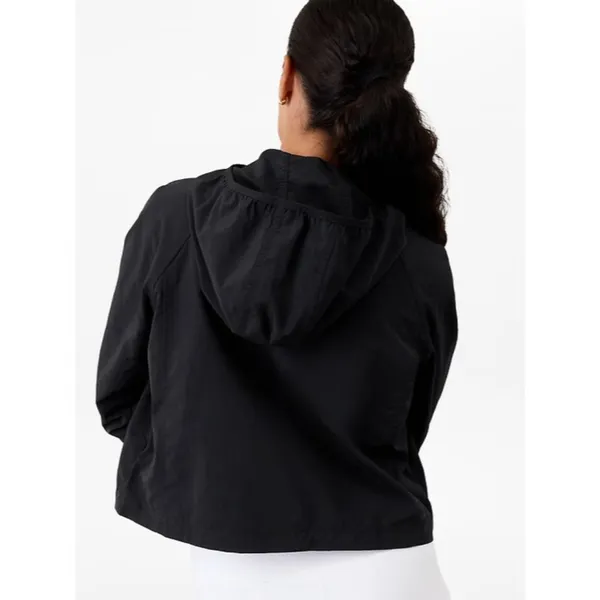 Athleta L Luna Woven Popover Black Large Regular - Image 3