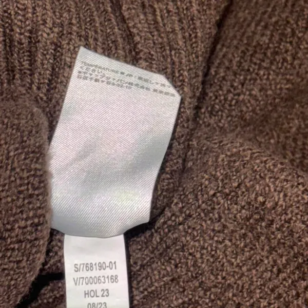 Banana Republic Brown Men's turtleneck sweater- L - Image 5