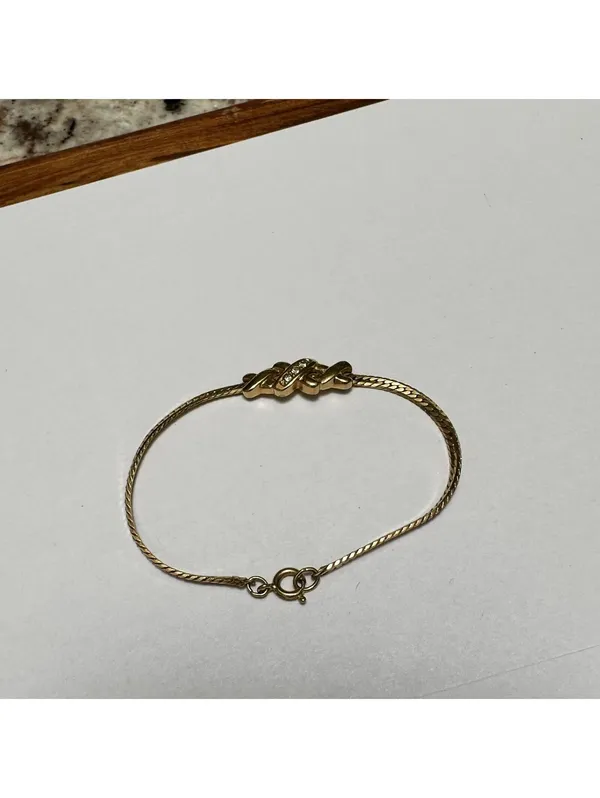 Avon Skinny Slender Rhinestone XXX Dainty Tennis Bracelet 6 3/4 inch - Image 6