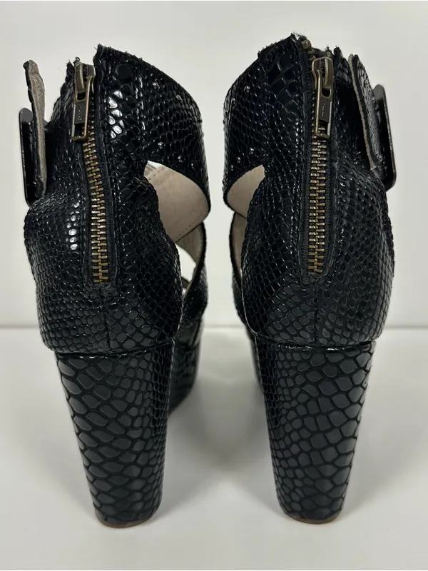 Freebird Terra Wedge Sandals Black Size 5 - Image 13