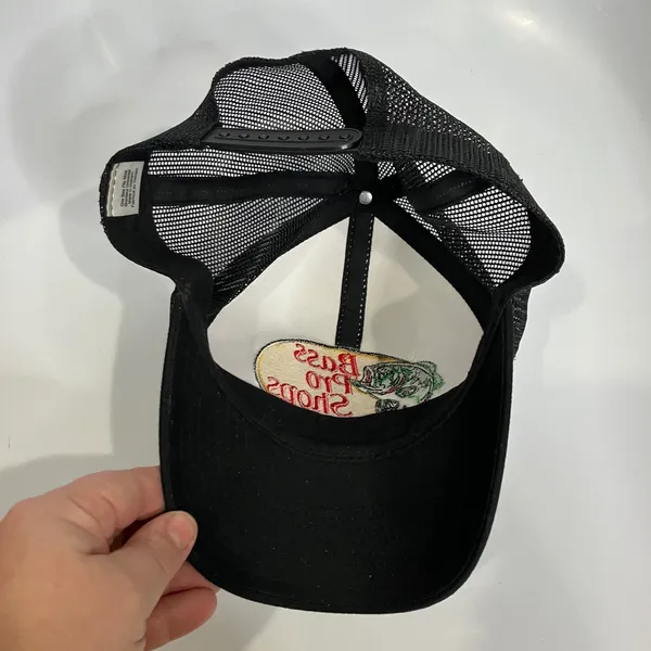 Bass Pro trucker hat‎ white with black mesh one size fits most - Image 4