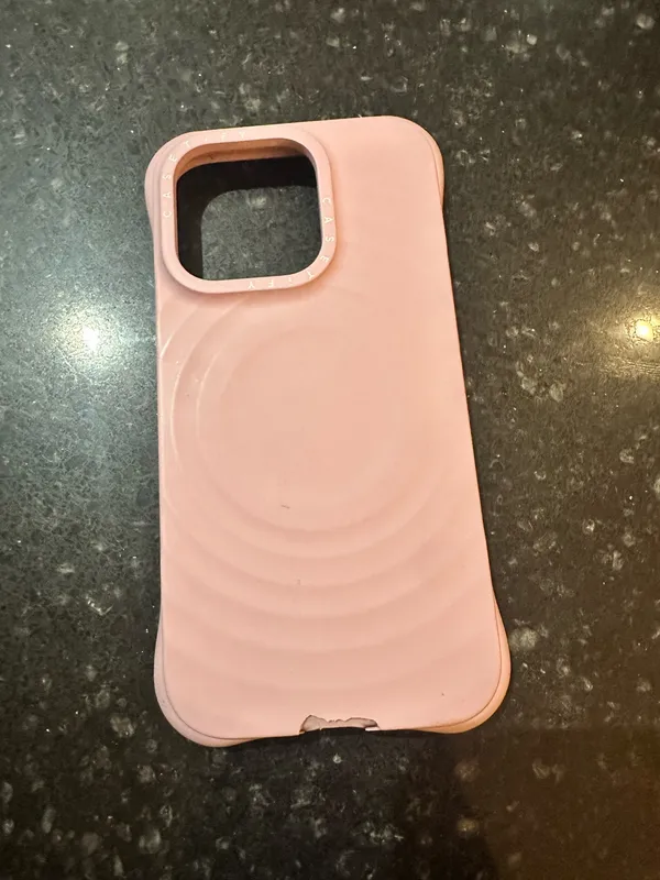 Pink CASETiFY Case iPhone 14 Pro mag safe - Image 2