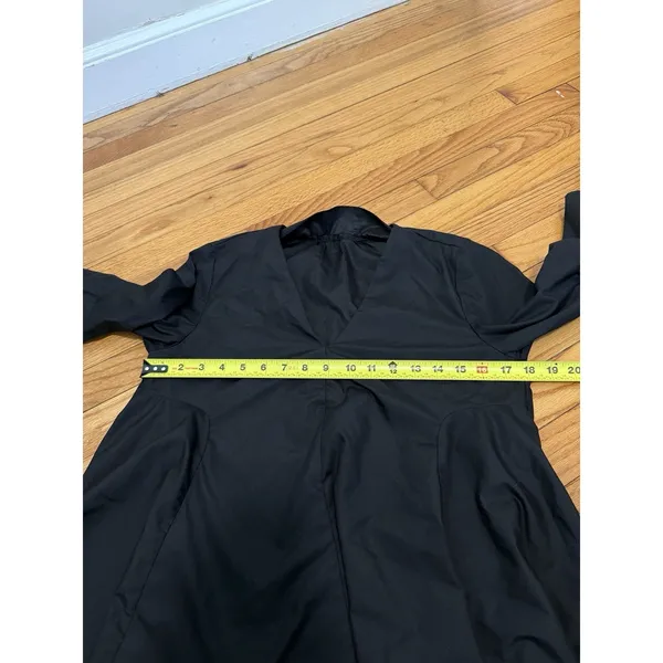 Pomander Place Tuckernuck‎ Black V-Neck Bell Sleeve Blouse Size XS - Image 6
