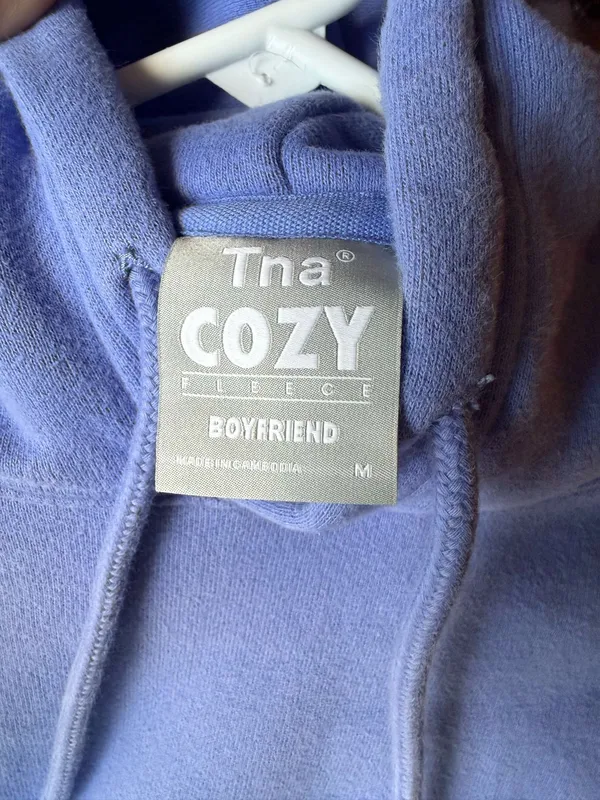 Aritzia TNA Boyfriend Cozy Fleece Hoodie - Image 3