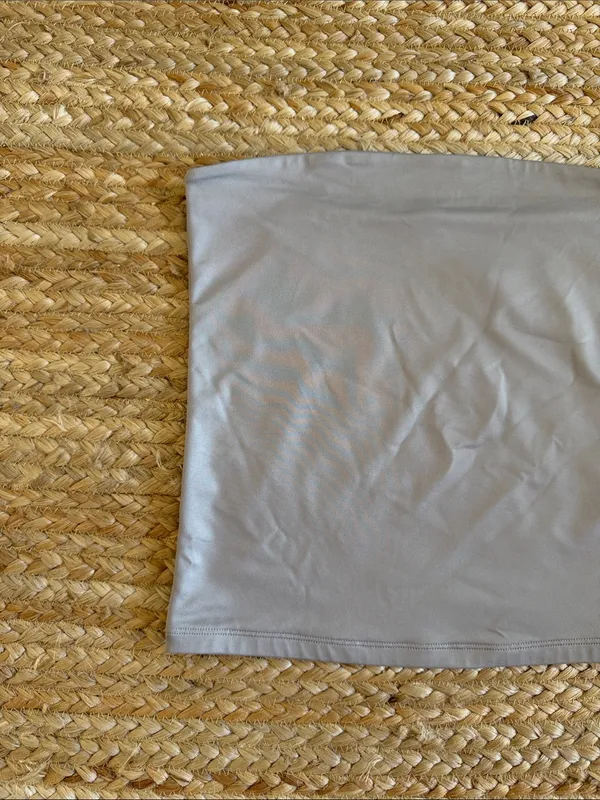 Abercrombie & Fitch Women’s Strapless Tube Top - Light Gray - Image 3