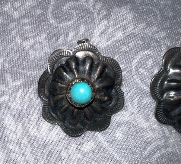 Real Turquoise Conchos Blue - Image 2