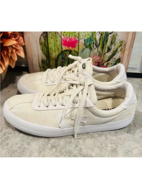 Converse Breakpoint Glam Low Top White Women's Sneaker Size 9 - Image 3