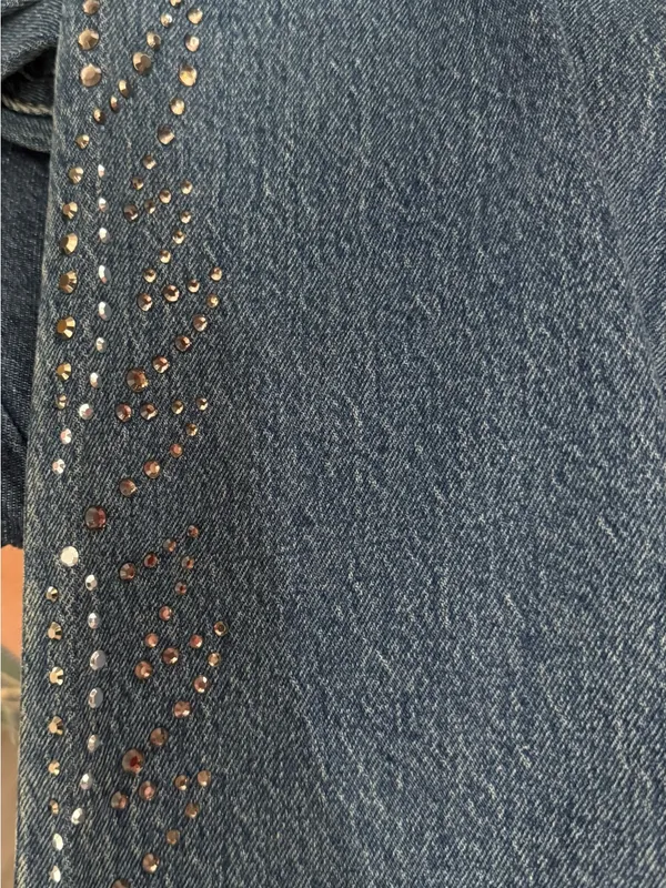 Levi's Women's 501® Straight Leg Jeans in Blue Denim with Tan Patch - Image 11