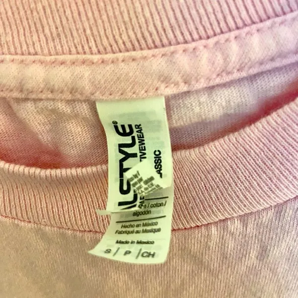 Alstyle Play 4 Keeps Pink Graphic T Shirt Size Sm - Image 5