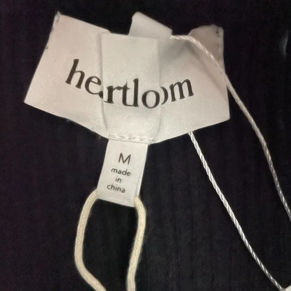 Heartloom Irena Top Women M Black Sleeveless Ribbed‎ Mock Neck NWT - Image 4