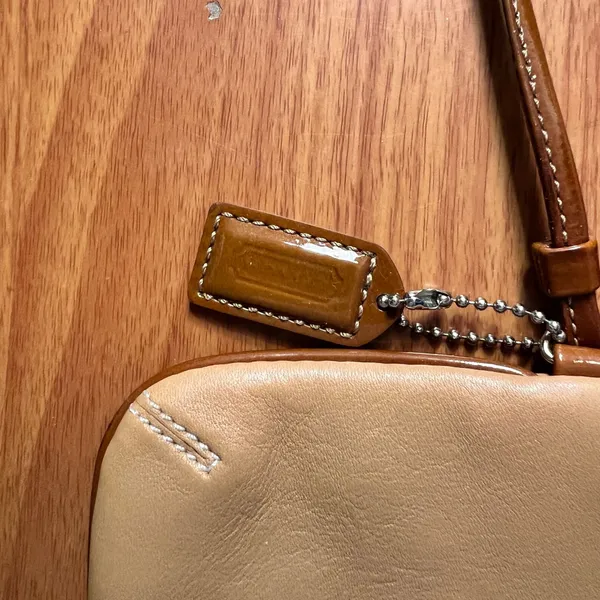 Coach Leatherware Est. 1941 Tan/Caramel Leather Wristlet - Image 3