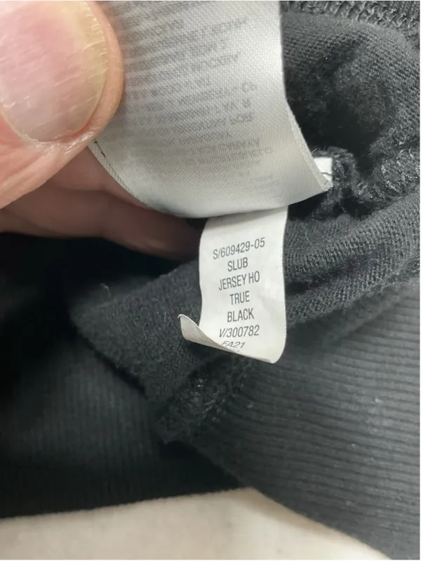 Womans Excellent Gap Lightweight Hoodie XL Black Pullover - Image 6