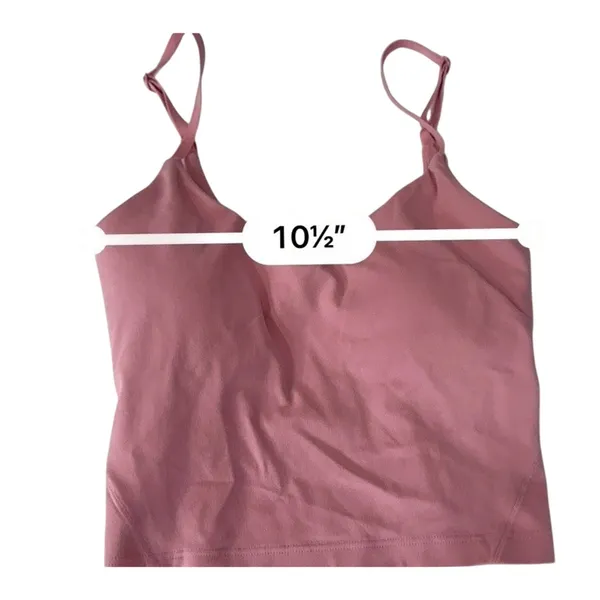 Lululemon Align Tank Top Light Support A/B Cup Size 0 Nulu Athletic Crop Pink - Image 7