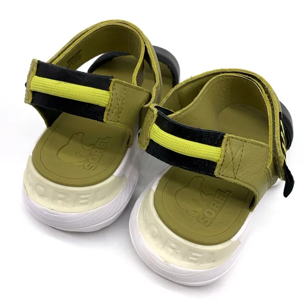 SOREL Explorer Blitz Stride Sandals Olive Green Black White 9 - Image 11
