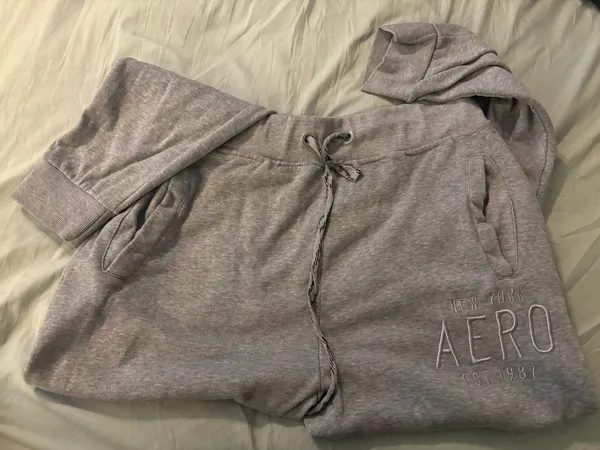Men’s Aeropostale Joggers 2XL Gray - Image 2