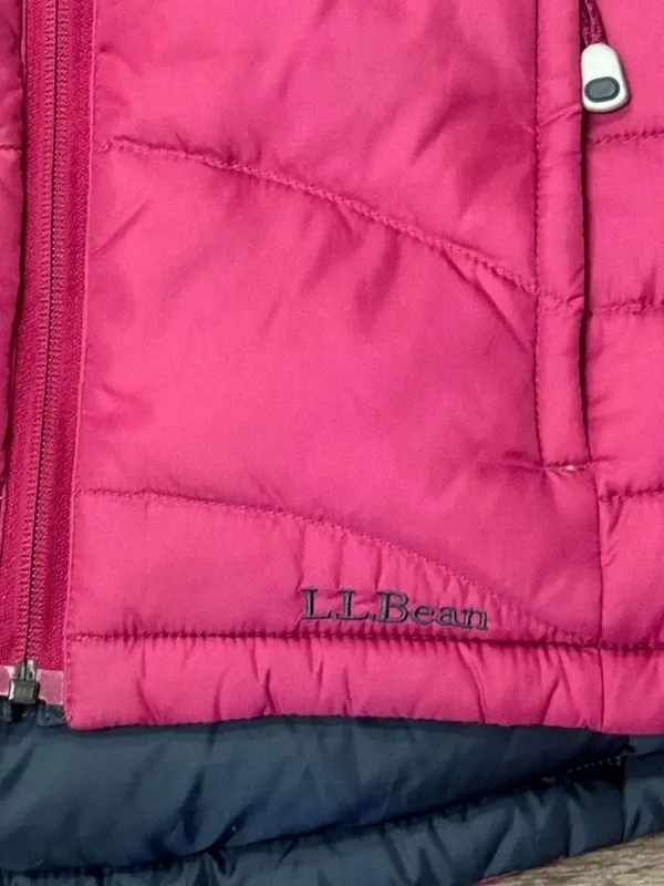 LL Bean Reversible Goose Down Puffer Vest Women’s Small - Image 3