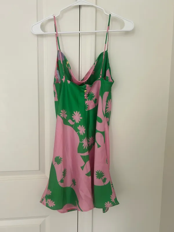 ZARA Satin Mini Dress - Image 4